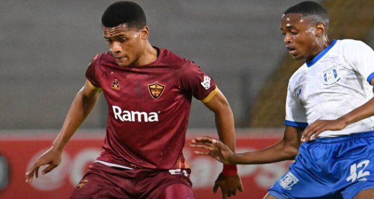 Mthetheleli Mthiyane with Stellenbosch FC