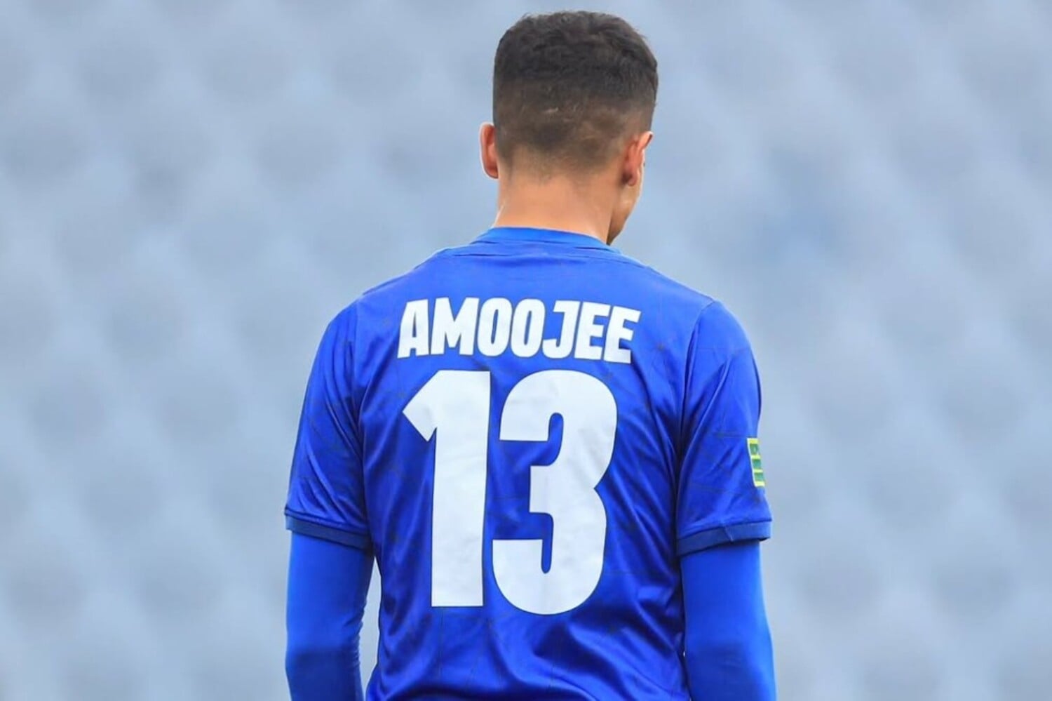 Naeem Amoojee in Highbury FC colours