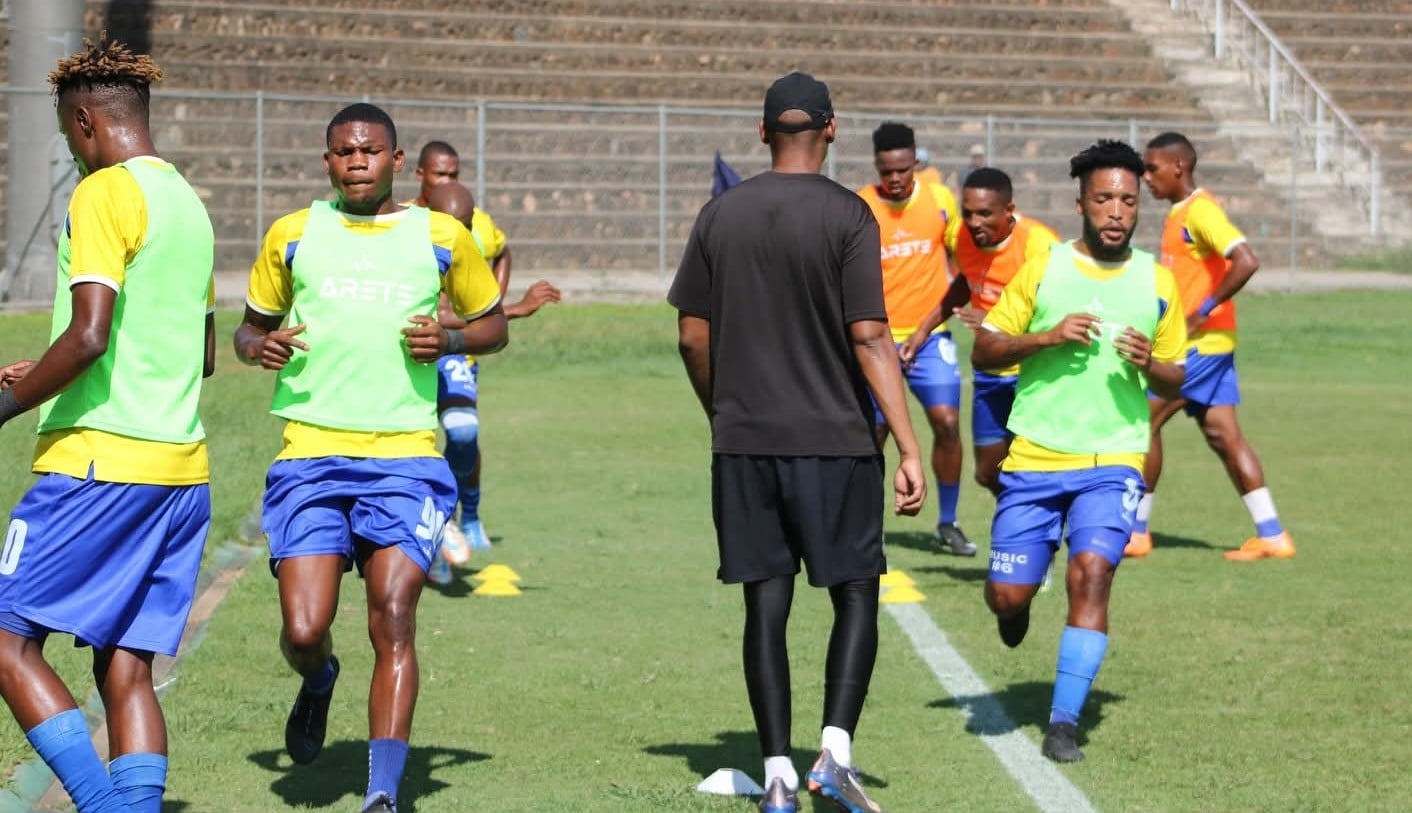 Nkosinathi Ononogbu during Highbury FC training session