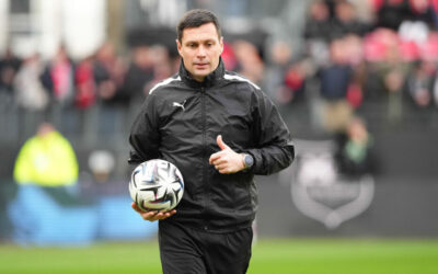 Olivier SORIN goalkeeper trainer of Rennes during the Ligue 1 McDonald's match between Rennes and Lorient at Roazhon Park on January 24, 2026 in Rennes, France. (Photo by Dave Winter/FEP/Icon Sport)