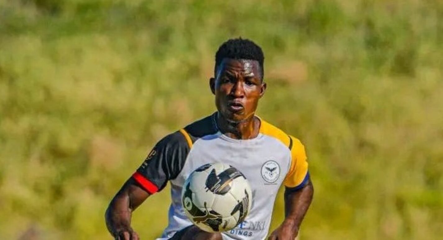 Palelo Mafuyeke in action for the Limpopo ABC Motsepe League side Selwana White Vultures