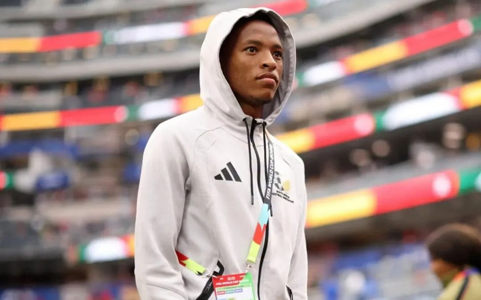 Relebohile Mofokeng in Bafana Bafana colours
