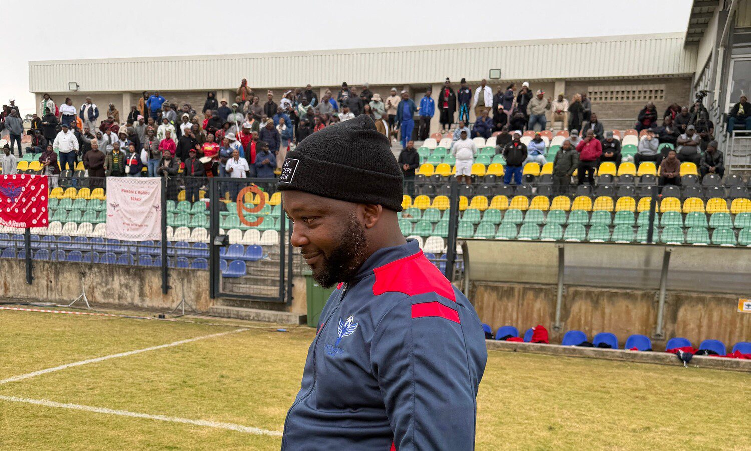 FC Ravens coach Sibusiso Mapompo during the ABC Motsepe League National Playoffs at Mthatha Stadium