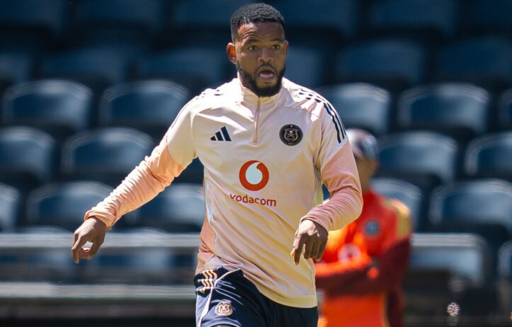 Sipho Mbule of Orlando Pirates in action. Wanted by Siwelele FC
