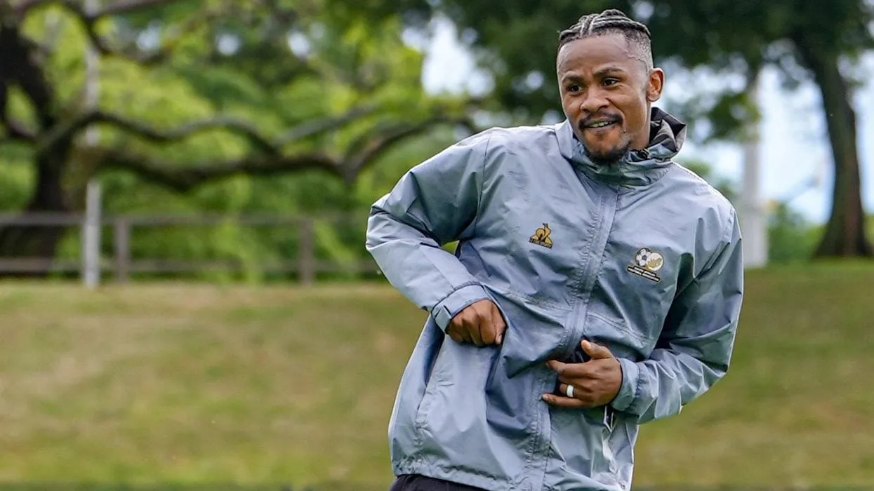 Siyabonga Ngezana in Bafana Bafana colours