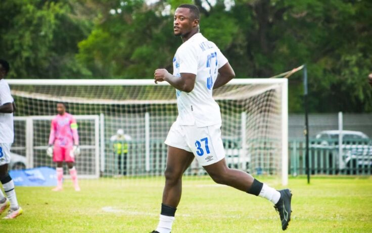Siyabonga ‘Sniper’ Mtombeni in action