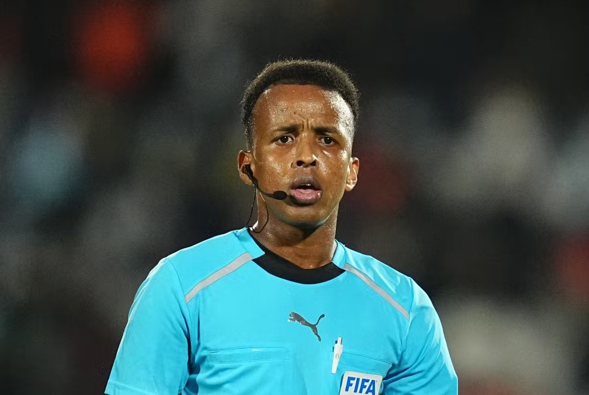 Somali referee Omar Abdulkadir Artan