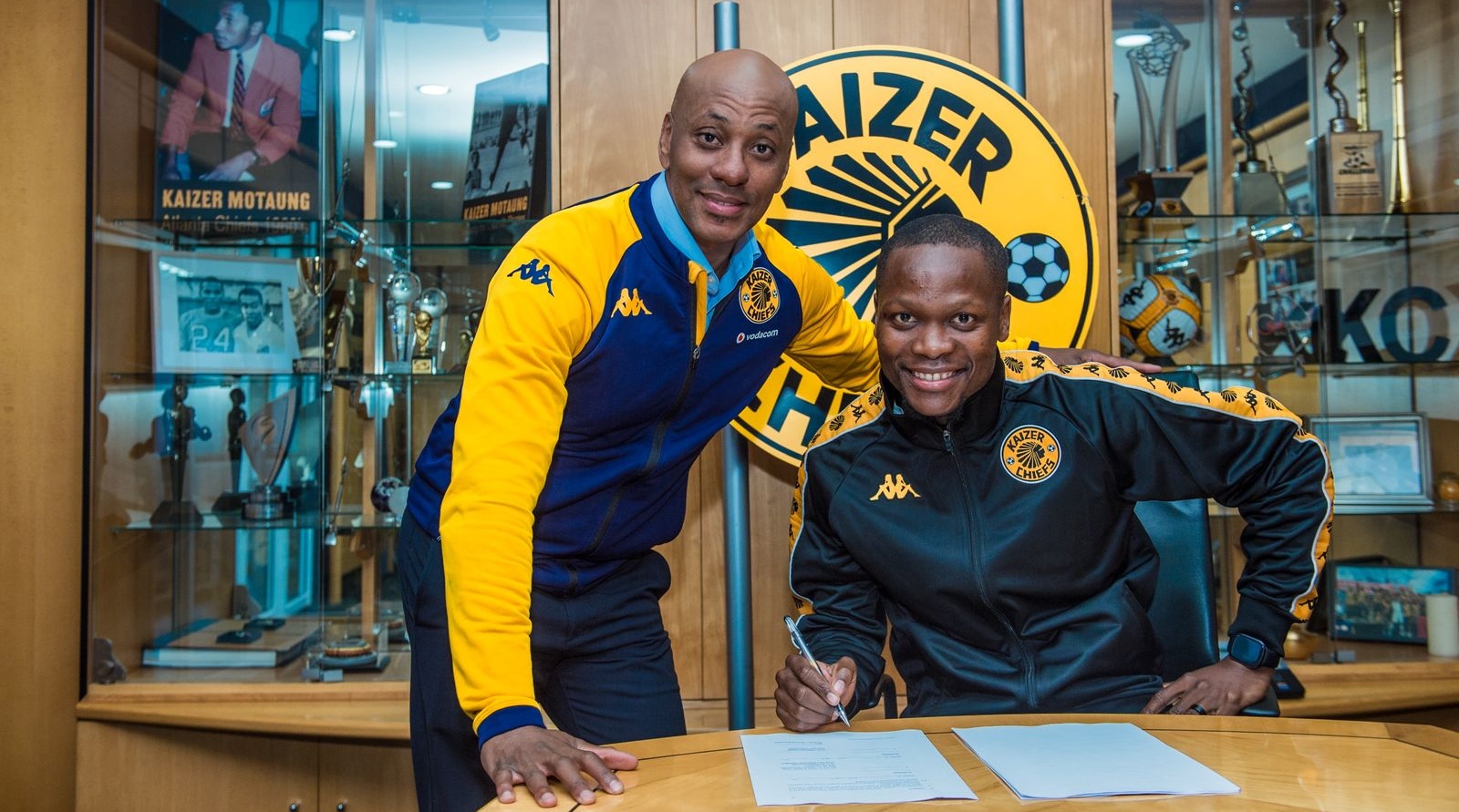 Thabo Moloisane with Kaizer Chiefs