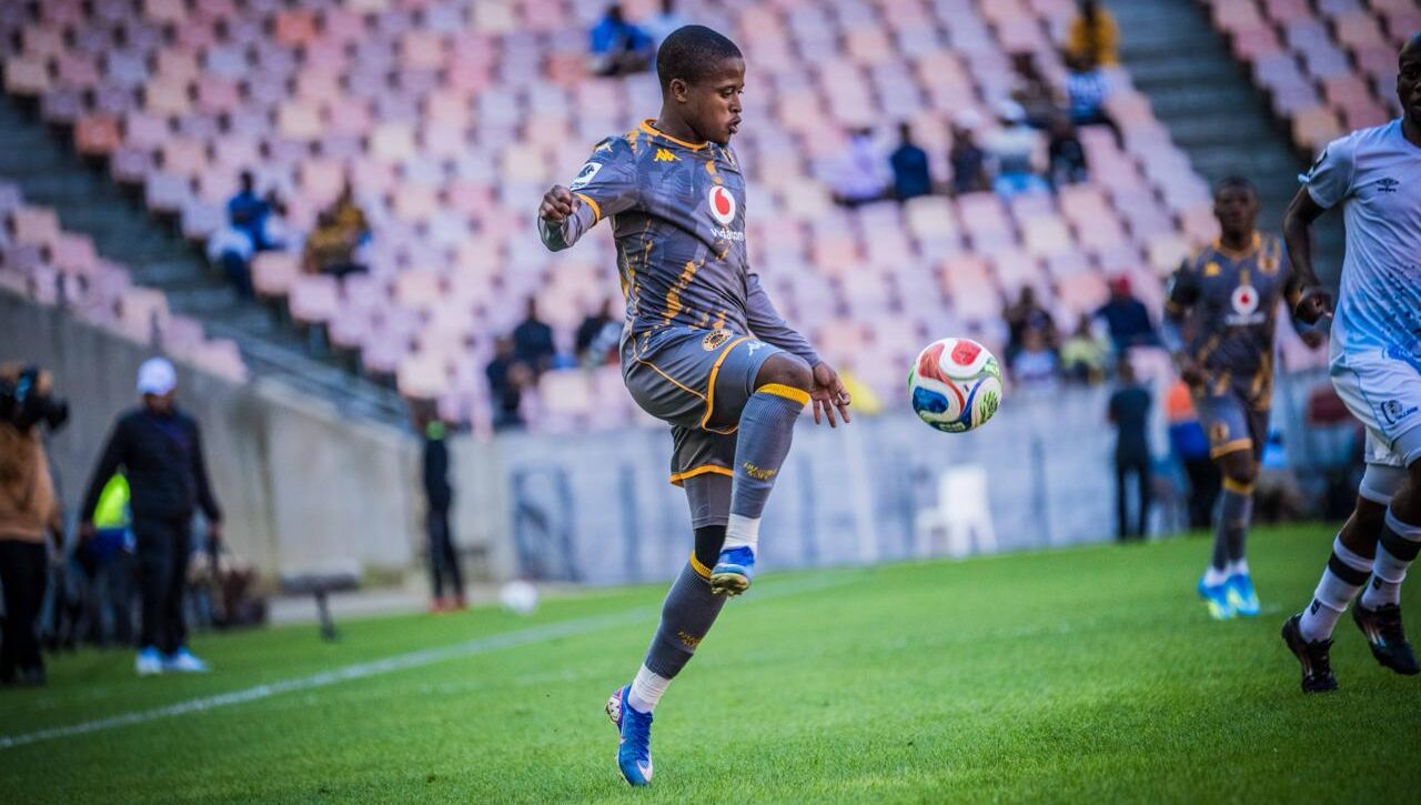 Wandile Duba in action for Kaizer Chiefs