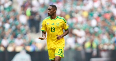 Sphephelo Sithole in action against Mexico