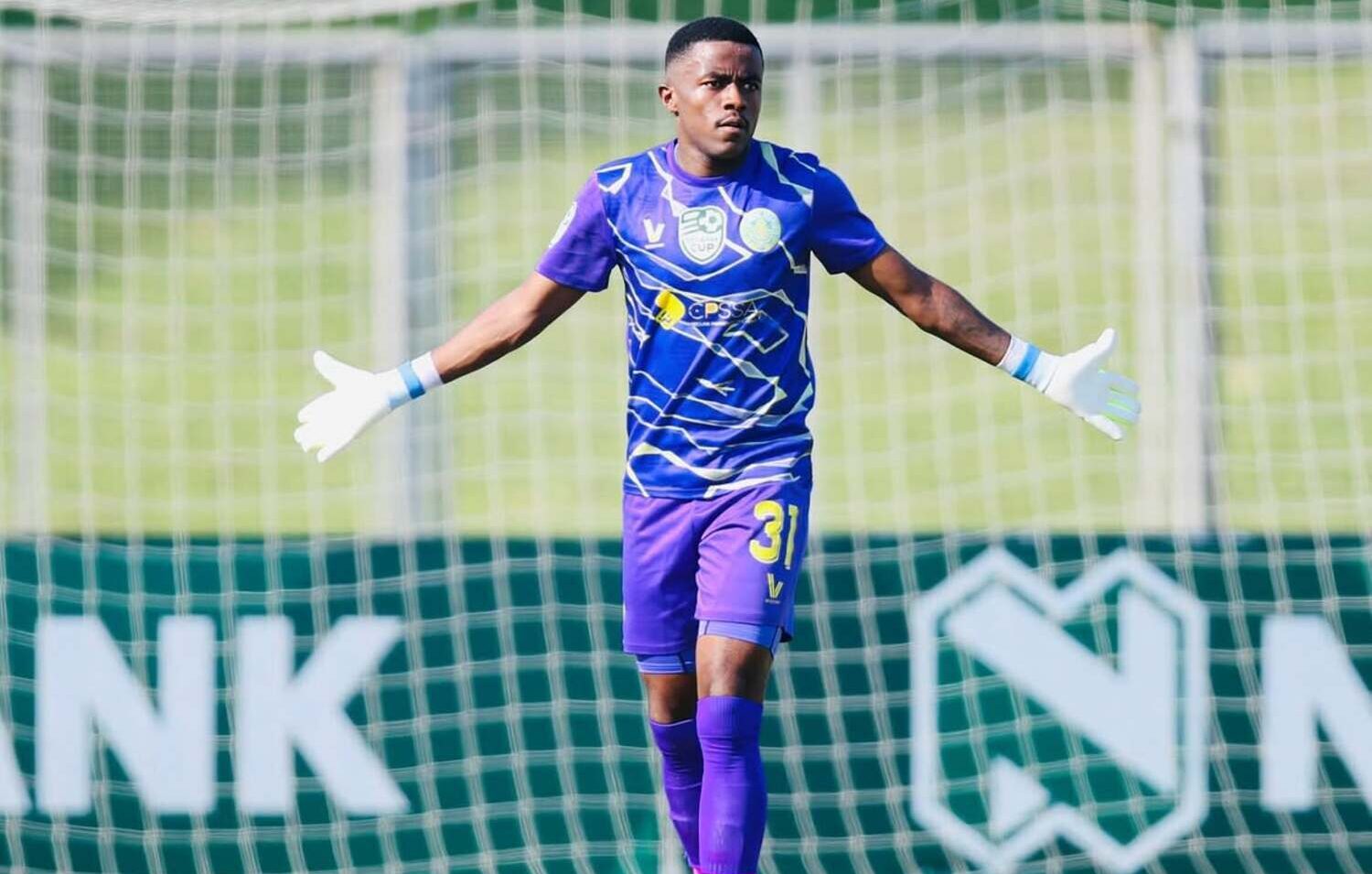 Casric Stars goalkeeper Wandile Mthombeni