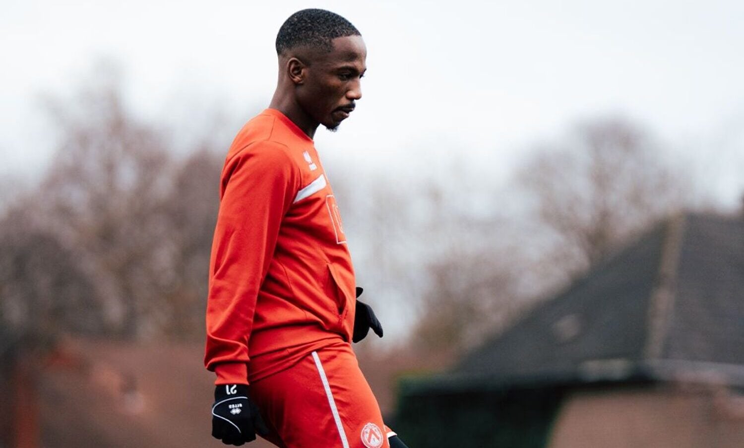 Cassius Mailula at Kortrijk training