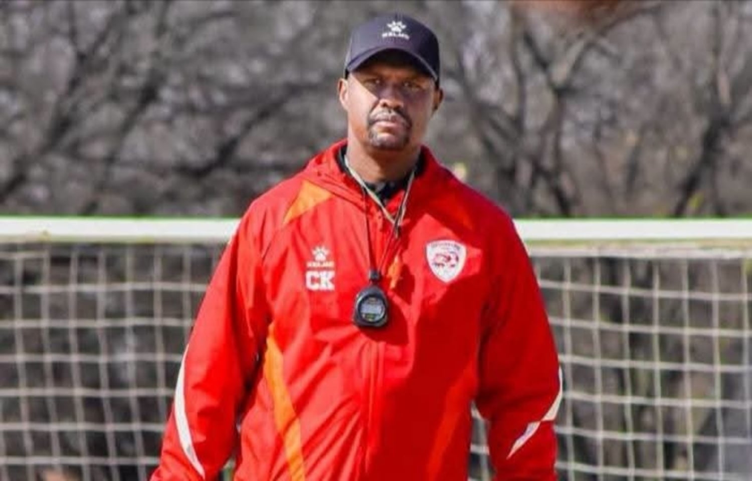 Sekhukhune United head coach Cedric Kaze during a training session