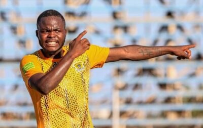 Donald Mudau in Black Leopards colours