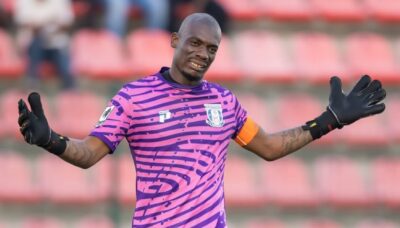 Elvis Chipezeze during a League match with Magesi FC.