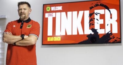 Eric Tinkler with Asante Kotoko