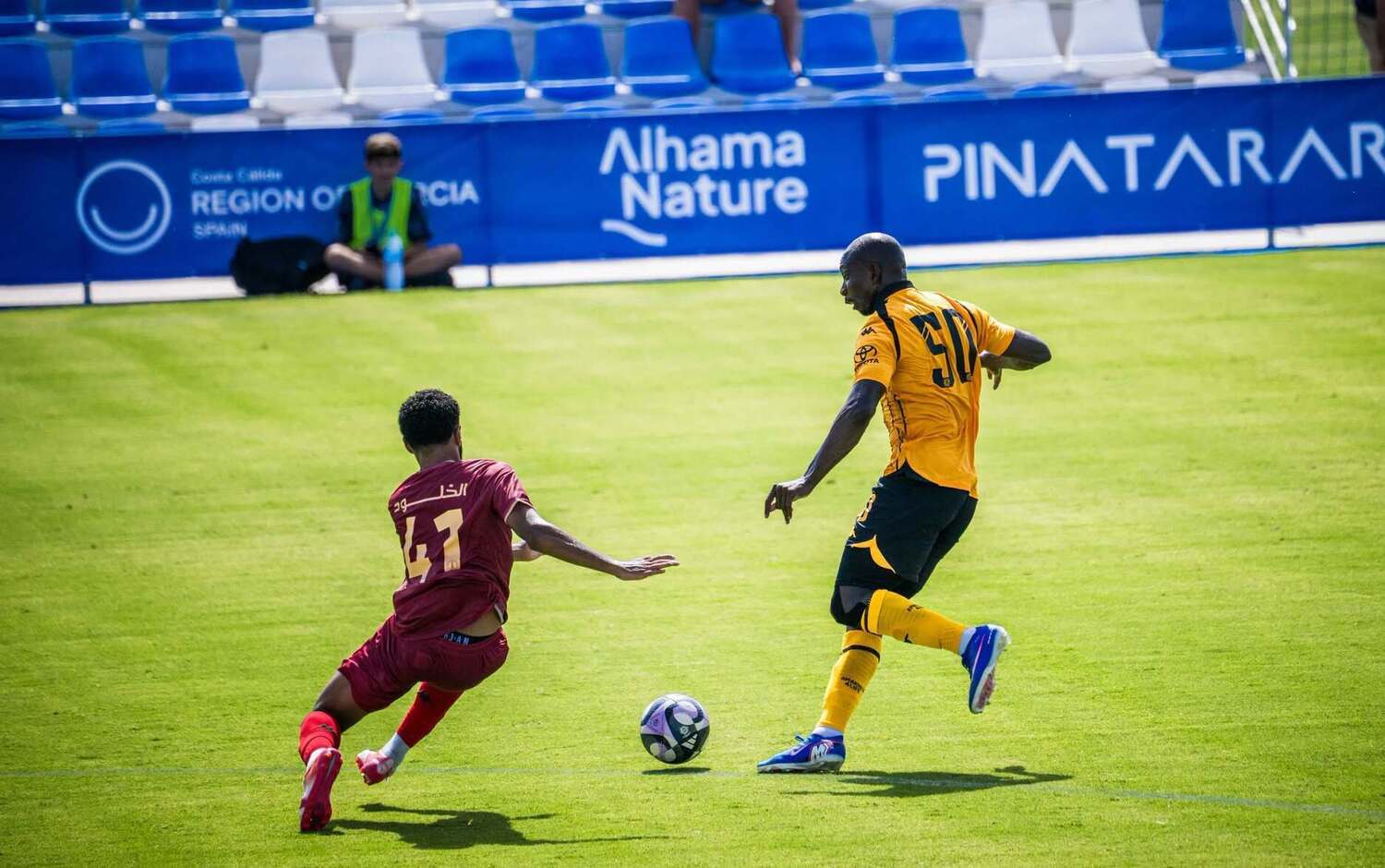 Etiosa Ighodaro in action for Kaizer Chiefs vs Al Kholood