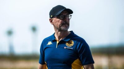 Fernando da Cruz at training with Kaizer Chiefs