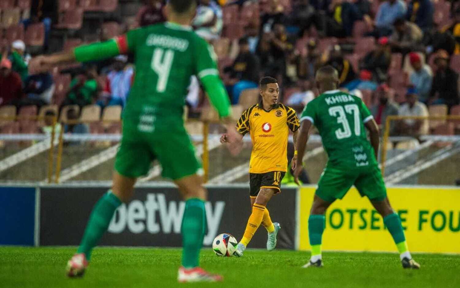 Gaston Sirino in action for Kaizer Chiefs against Sekhukhune United