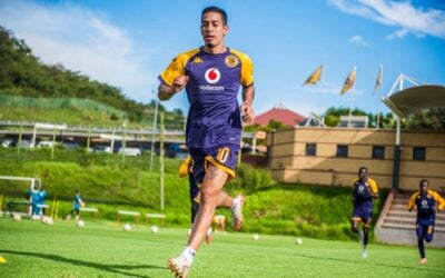 Gaston Sirino in action for Kaizer Chiefs
