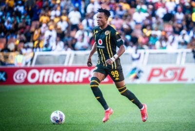 Glody Lilepo in action for Kaizer Chiefs