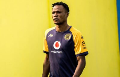 Glody Makabi Lilepo at Kaizer Chiefs training