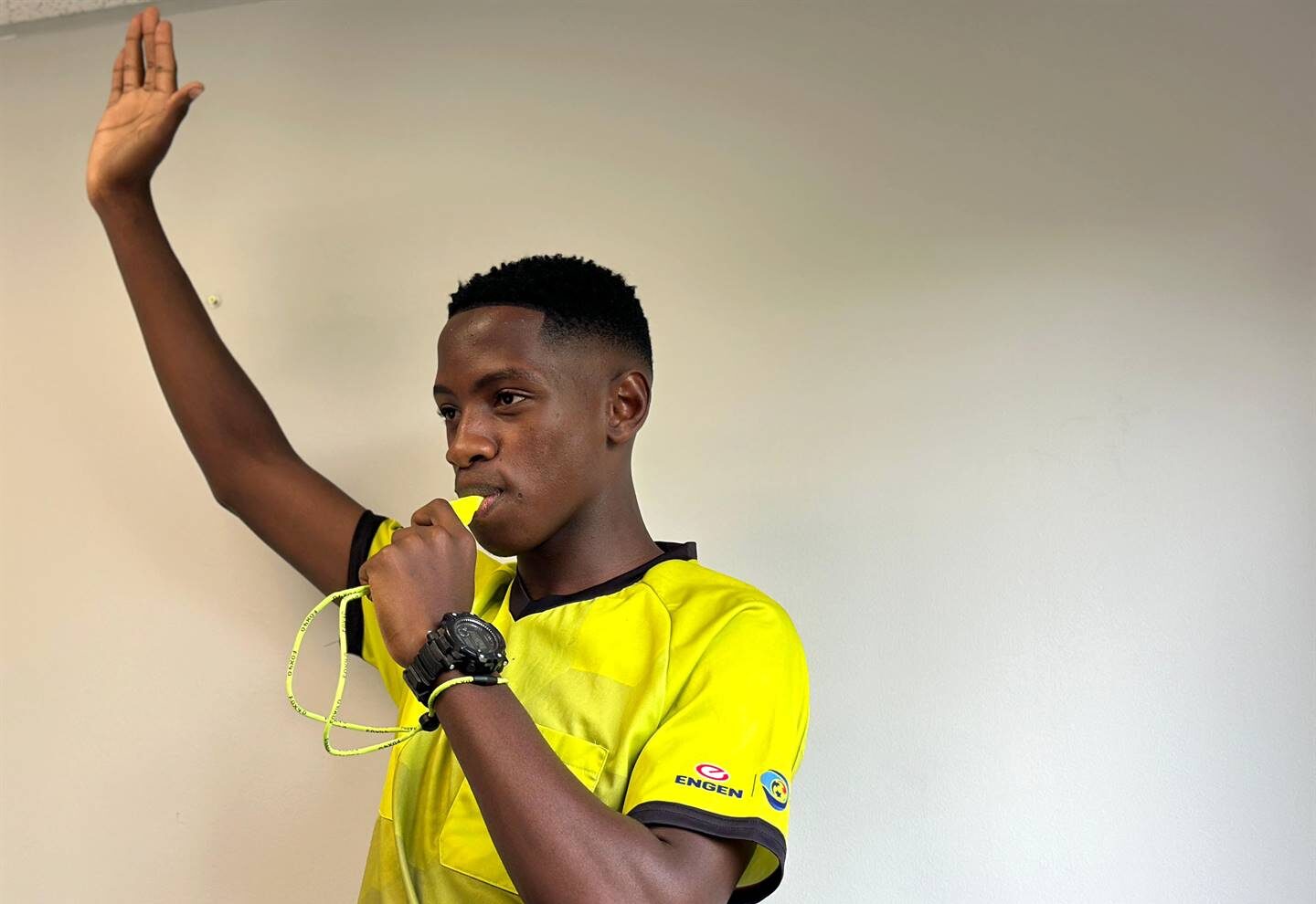 Gopolang Taunyana as a referee