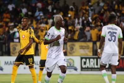 Ibrahim Bance in action against Kaizer Chiefs