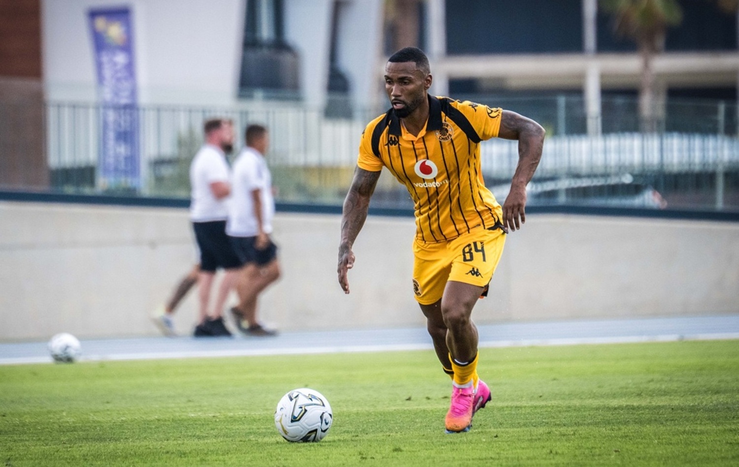 Inacio Miguel in action for Kaizer Chiefs against Rangers FC