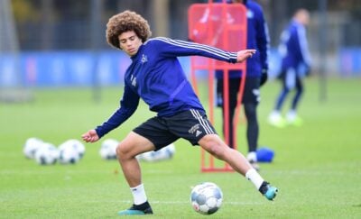 Jonah Fabisch at training
