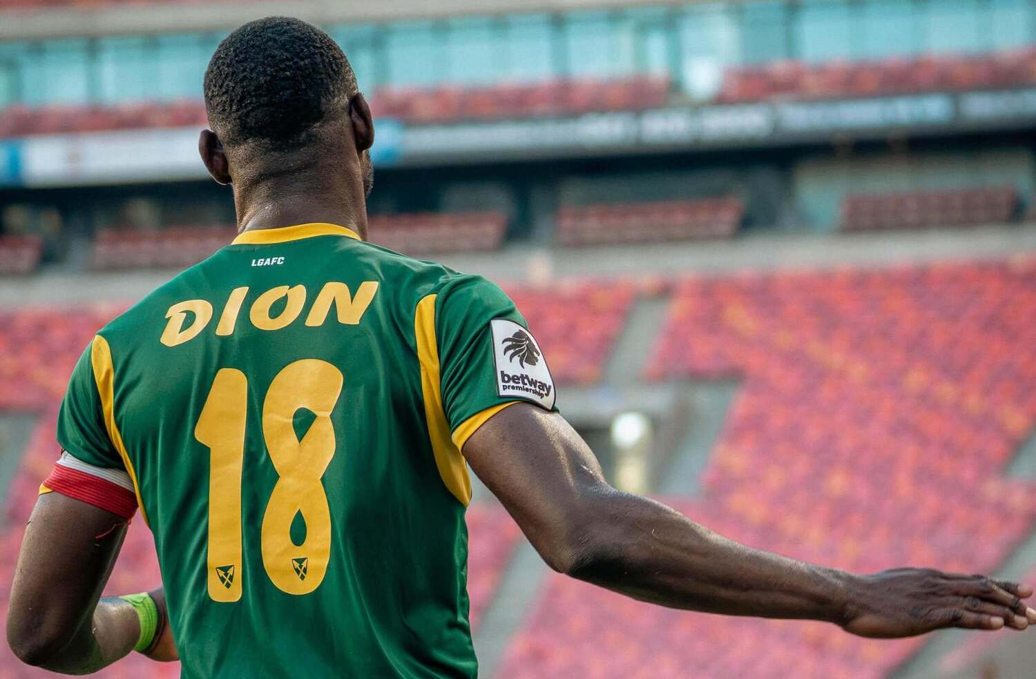 Junior Dion in action for Golden Arrows