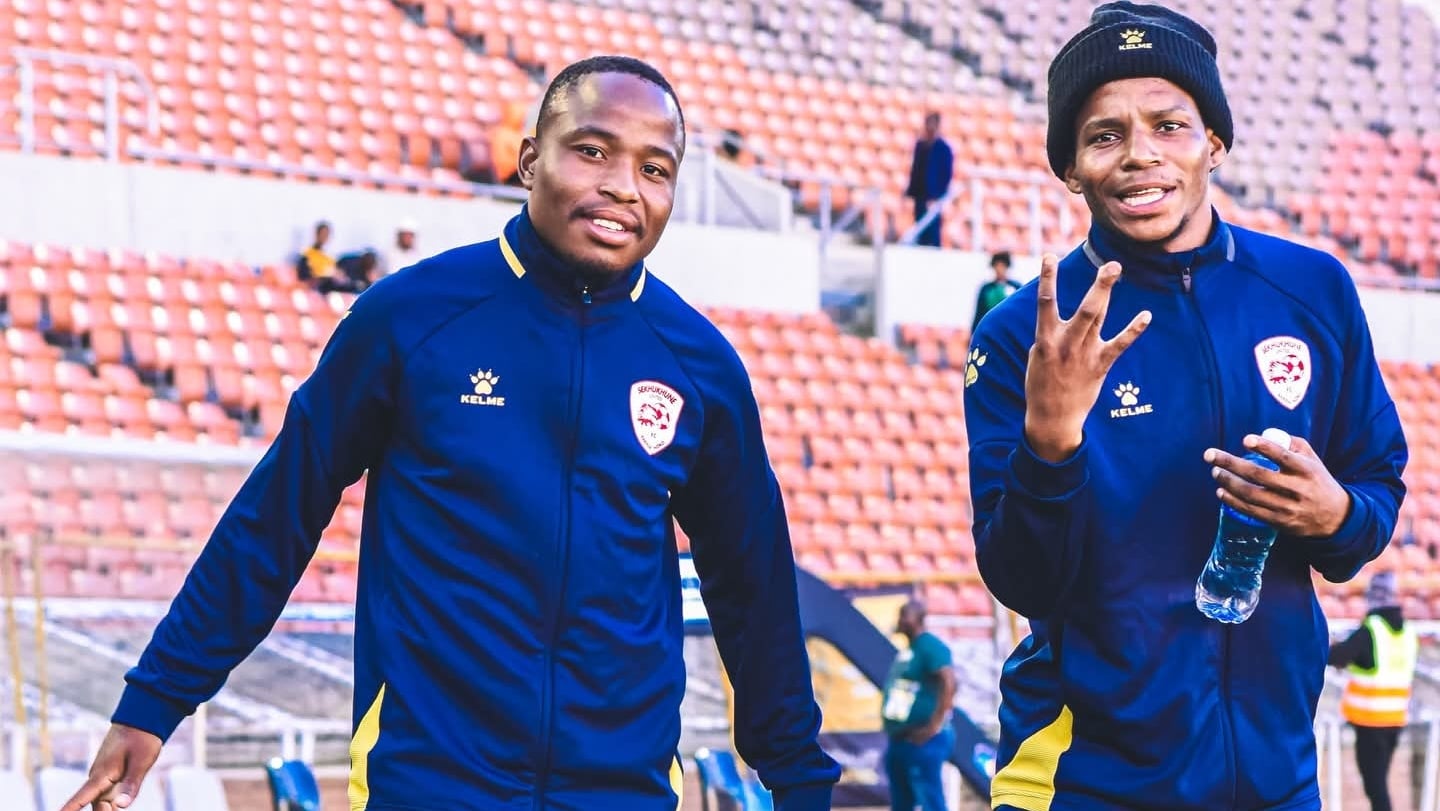 Keletso Makgalwa during his stint with Sekhukhune United