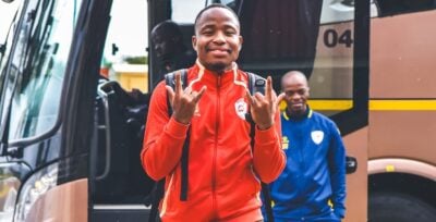 Keletso Makgalwa in Sekhukhune United colours