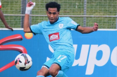 Kyle Jurgens in action for Durban City