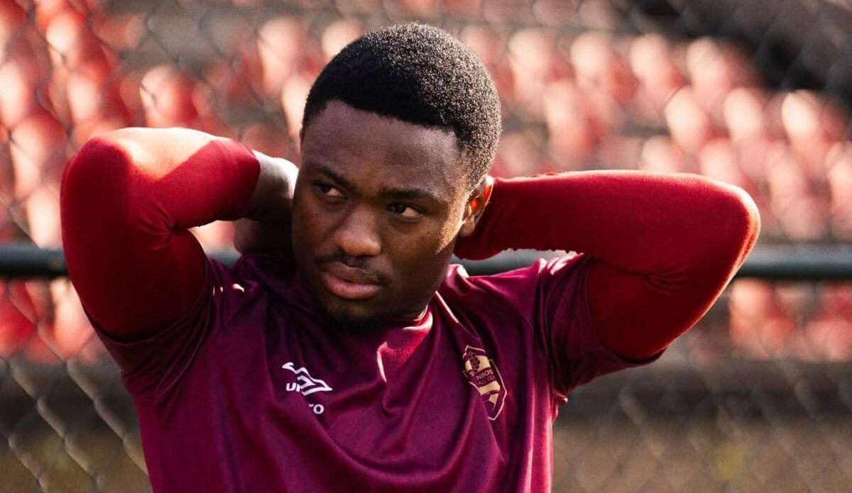 Langelihle Phili in Stellenbosch FC colours