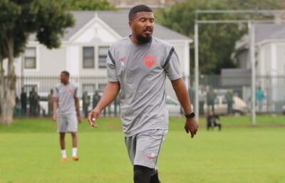 Former Mamelodi Sundowns defender Lyle Lakay in action for Hope FC
