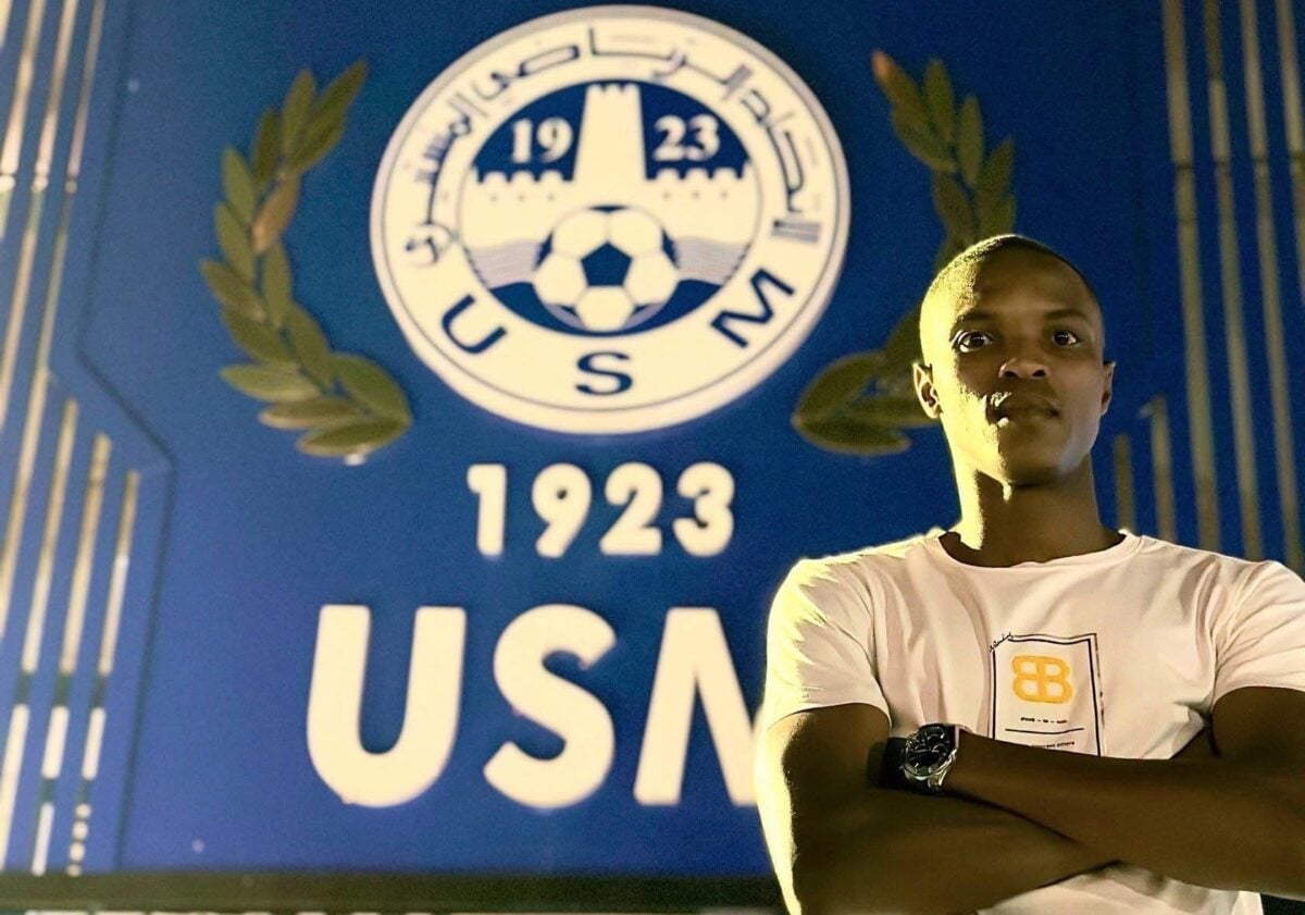 Mahlatse Makudubela at Tunisian side US Monastir offices