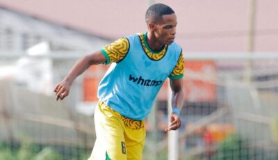 Mahlatse Makudubela during his stint at Yanga SC