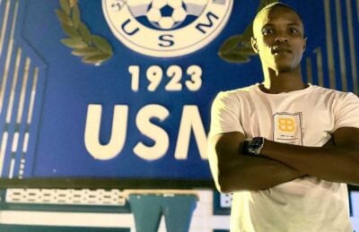 Mahlatse 'Skudu' Makudubela being unveiled at US Monastir