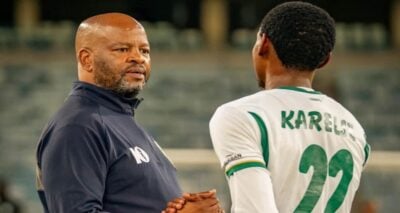 Manqoba Mngqithi during Golden Arrows stay
