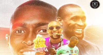 Melusi Buthelezi with Orlando Pirates