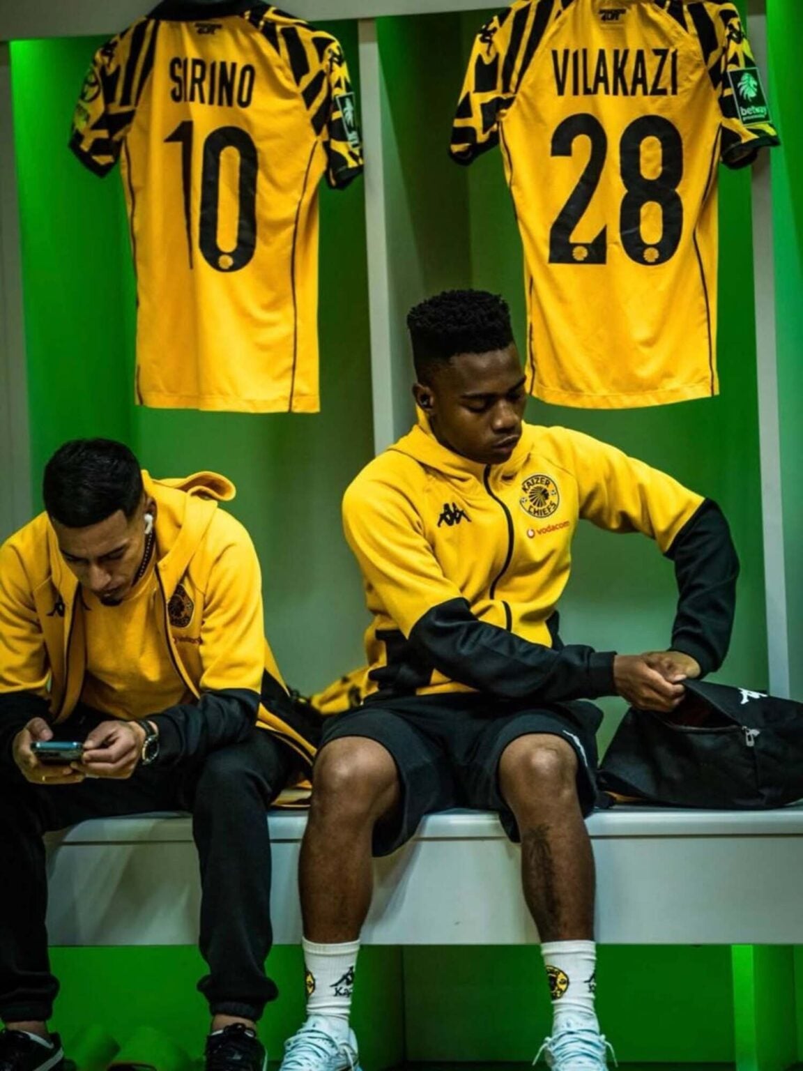 Mfundo Vilakazi and Gaston Sirino