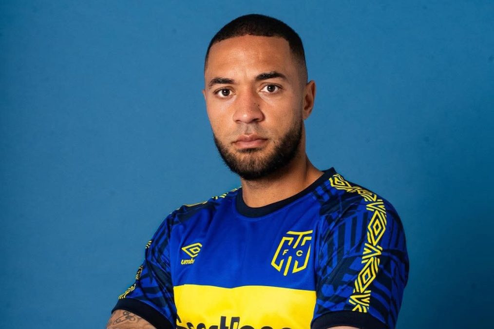 Miguel Timm in Cape Town City FC's colours