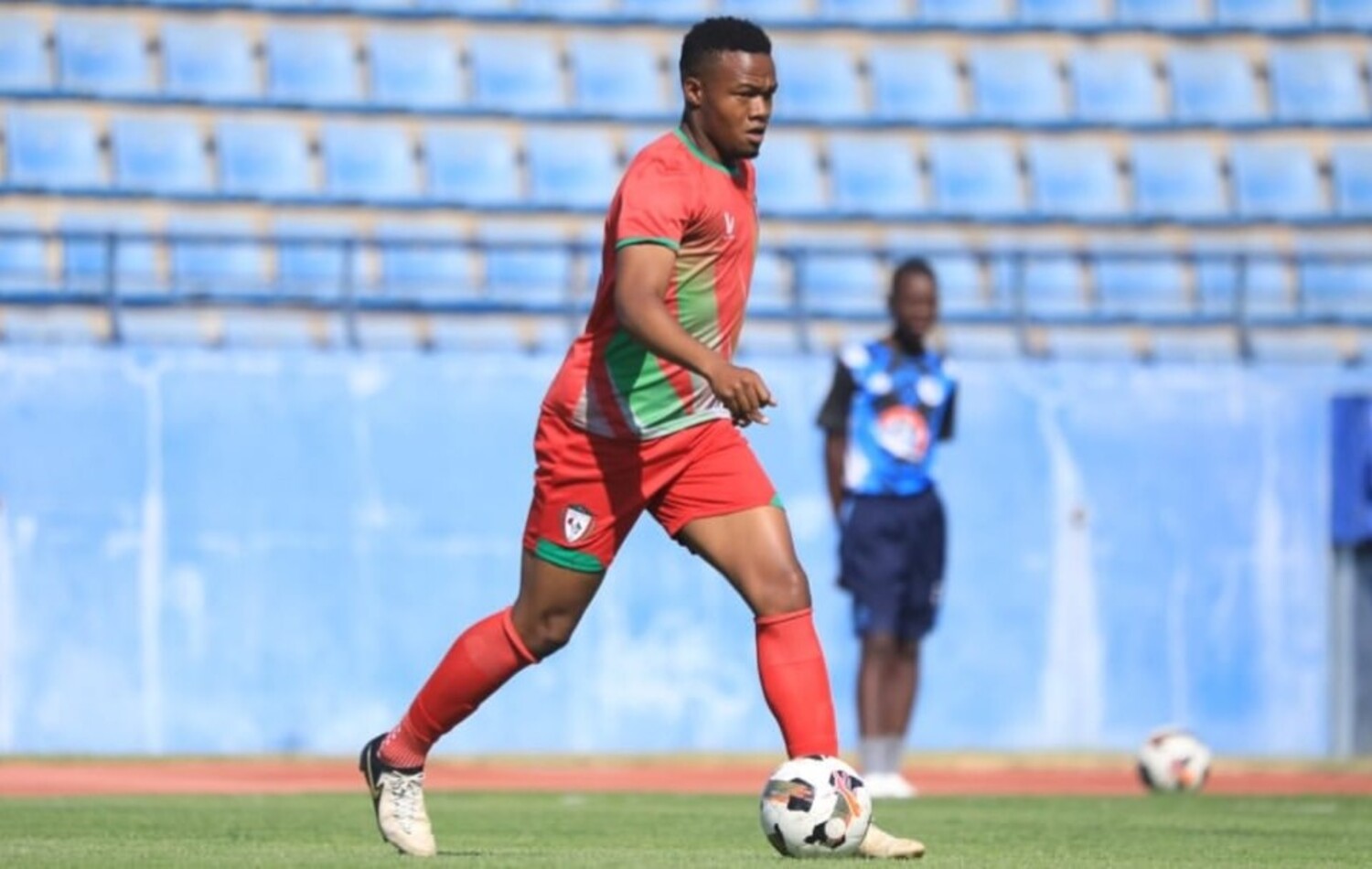 Mlungisi Mkhwanazi in action for Namibian side Young African FC