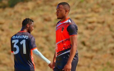 Mlungisi Mkhwanazi in Lerumo Lions FC colours