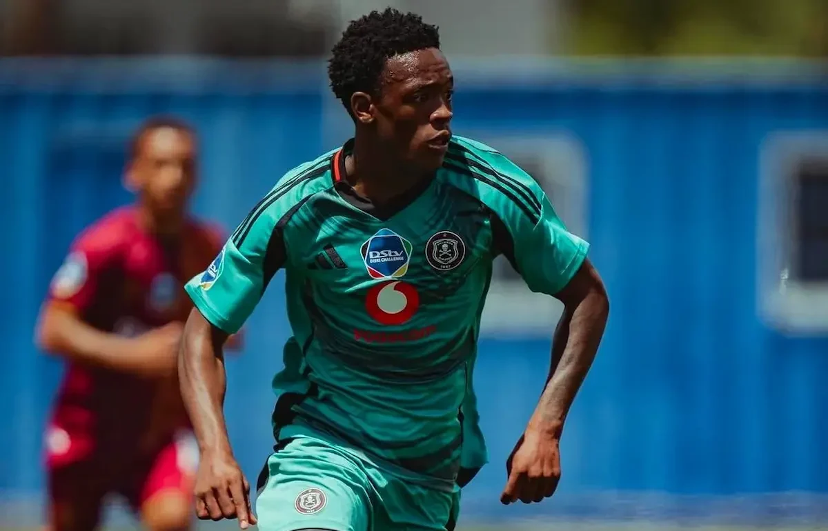 Neo Mokoena in action for Orlando Pirates DDC side