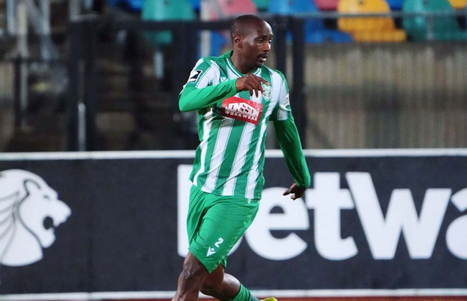 Nyiko Mobbie in action for Siwelele FC