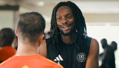 Olisa Ndah during Orlando Pirates stay