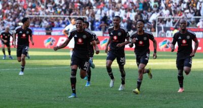 Orlando Pirates after winning the league