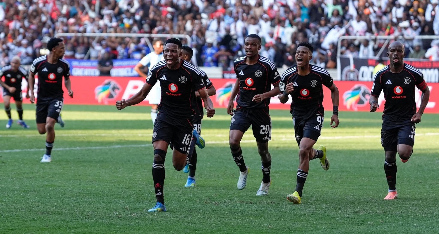 Orlando Pirates after winning the league